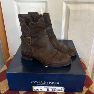 DJ Pliner combat boots brown size 7